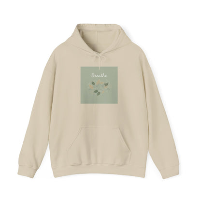 Breathe Leaf Motif Hoodie | nature vibes, forest minimal