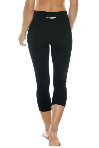 Women's High-Rise Asana Yoga Capris | Black