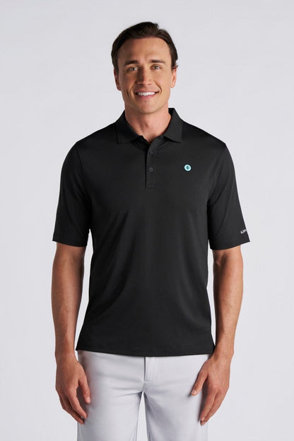 Men's Erodym Short Sleeve Sports Polo | Black