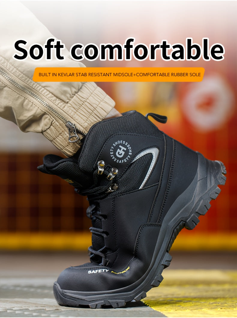 Heavy-Duty High-Quality Steel Toe Men's Work Boots