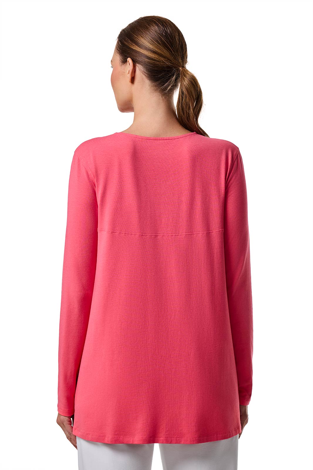 Women's Daybreak Swing Long Sleeve T-Shirt | Sunkist Coral