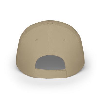 Low Profile Baseball Cap — "Love Is a Universal Language" Embroidered Beige Hat