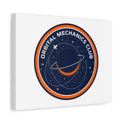 Orbital Mechanics Club Canvas | mission patch, space science