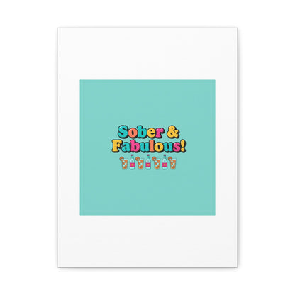 Sober & Fabulous! Canvas | Dry January, Mocktail Trend