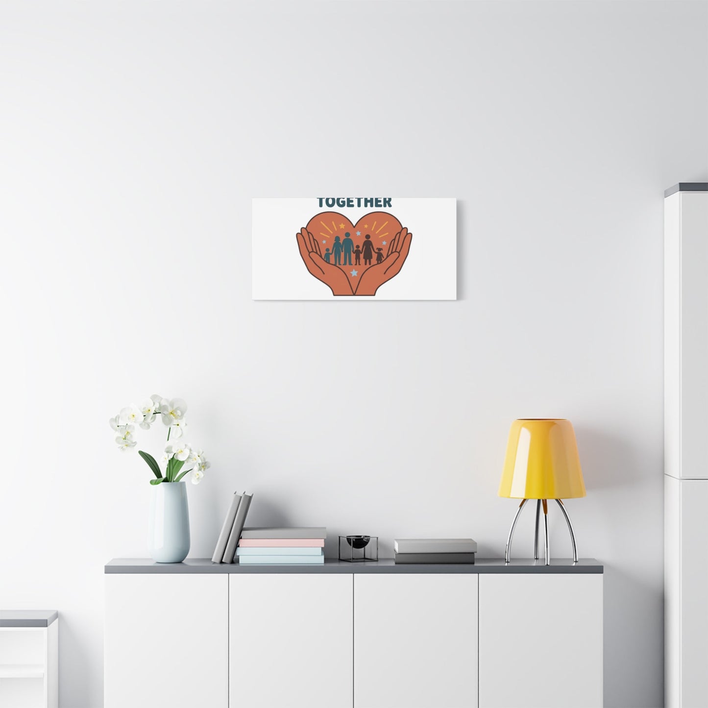 Families Belong Together Canvas | Family Unity, Bilingual Solidarity
