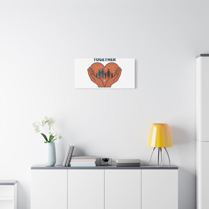 Families Belong Together Canvas | Family Unity, Bilingual Solidarity
