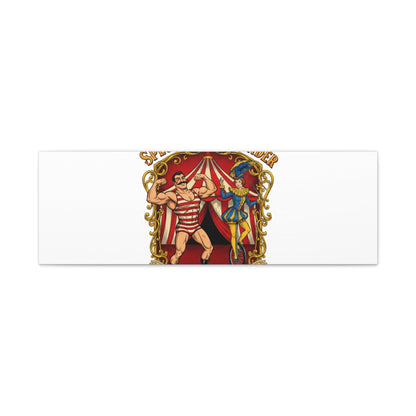 Spectacle of Wonder Circus Art Print, Canvas | Vintage Carnival Design