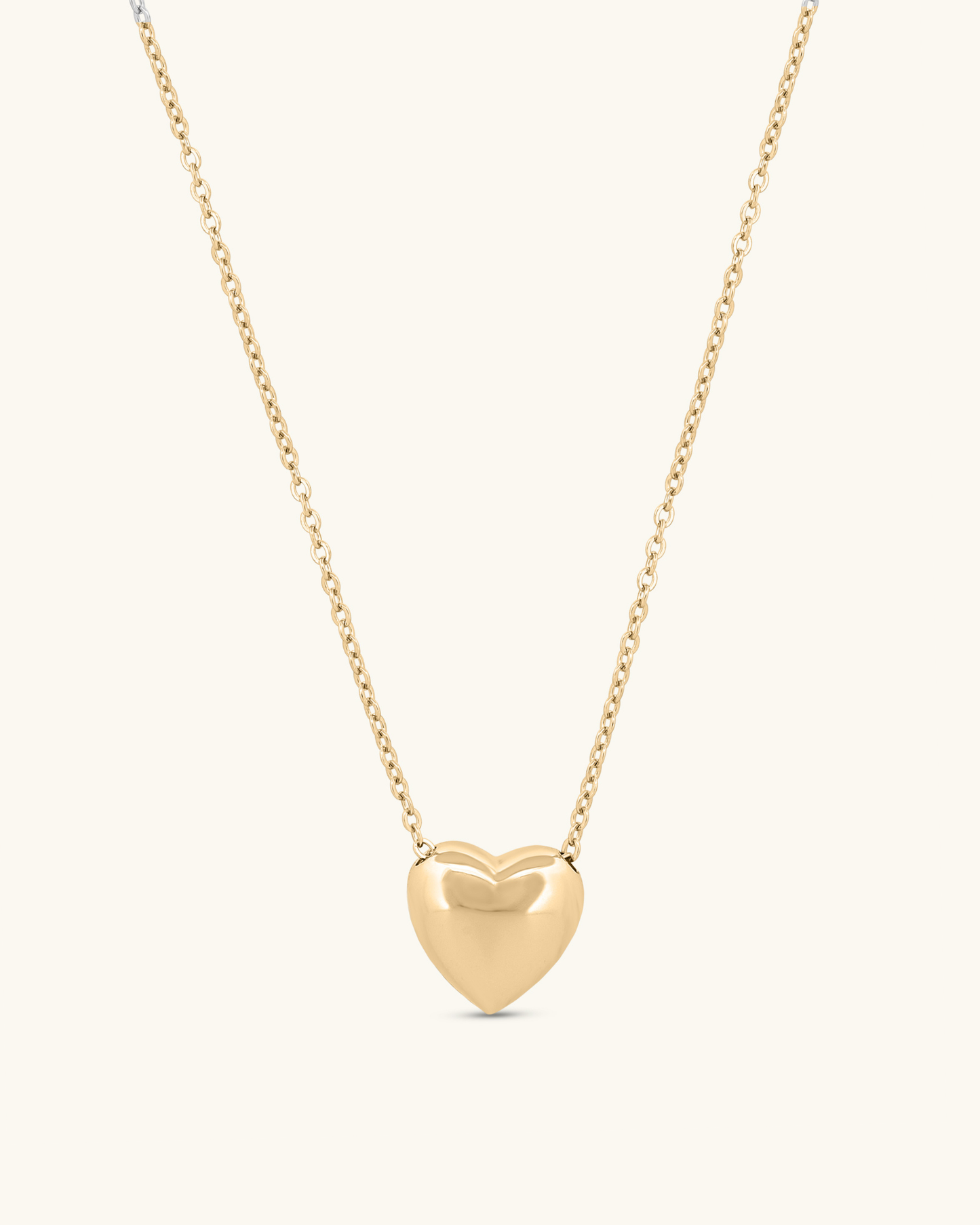 Puffed Up Heart Necklace