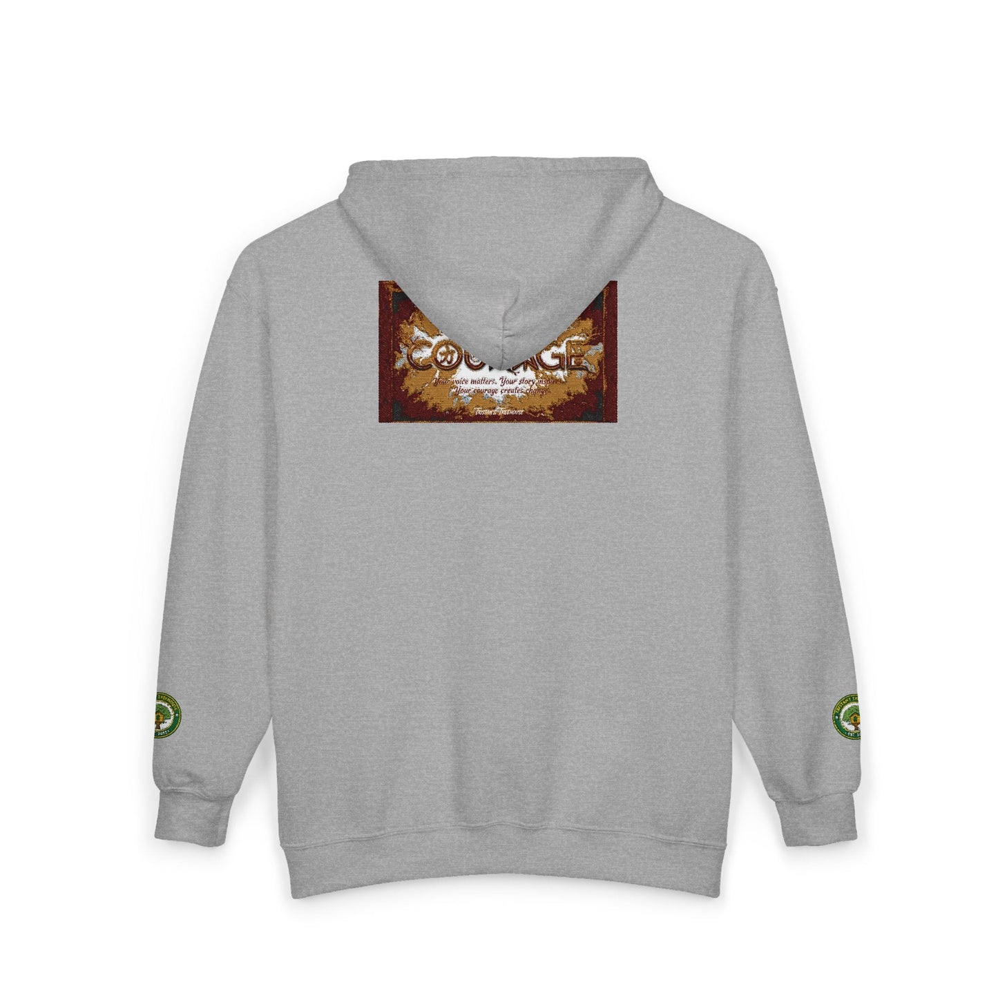 Courage Treehouse Zip Hoodie — “Courage is a universal language”