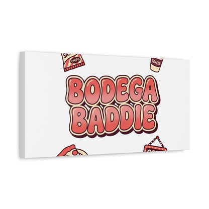 Bodega Baddie Matte Canvas, Stretched | NYC Y2K Corner Store Vibes