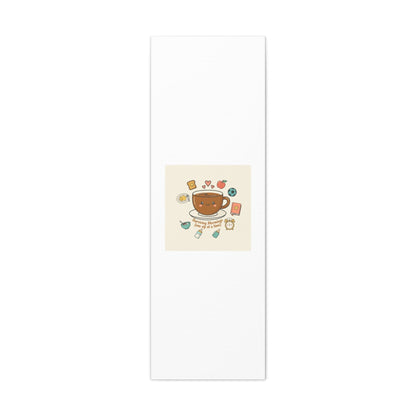 Surviving Mornings (One Sip at a Time) Canvas | Parenting Morning Humor, Coffee & Kids