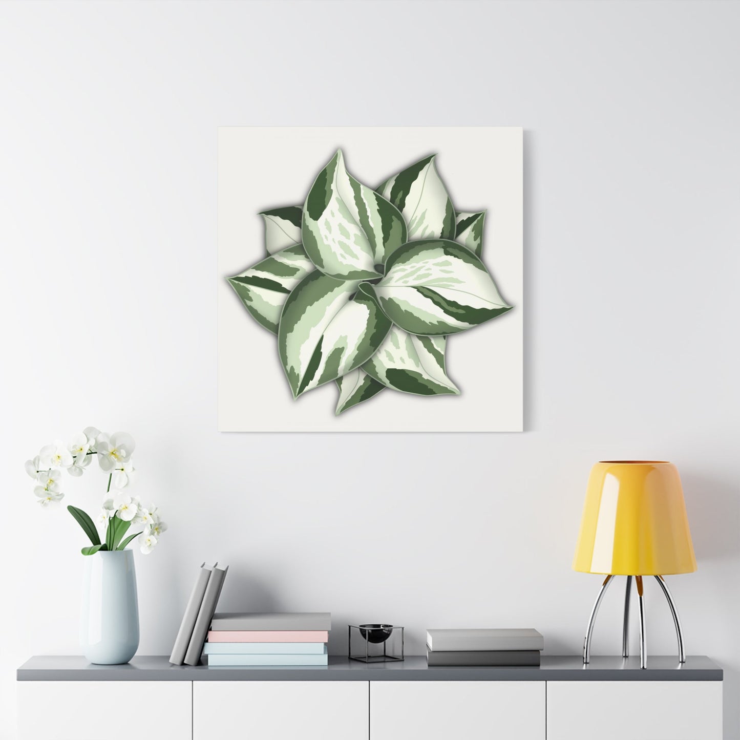 Manjula Pothos Canvas Print – Botanical Wall Art