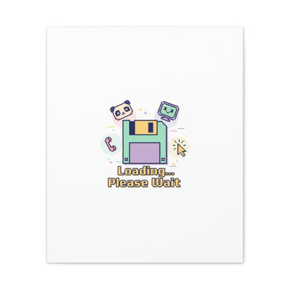 Loading Please Wait Canvas | Old Internet Aesthetic, 90s Web Nostalgia