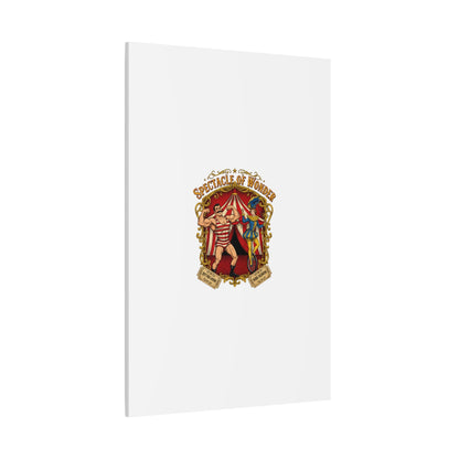 Spectacle of Wonder Circus Art Print, Canvas | Vintage Carnival Design
