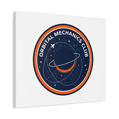 Orbital Mechanics Club Canvas | mission patch, space science