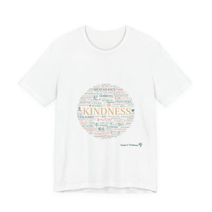 Kindness Word Cloud Tee | Fresh Start Minimalism, reset mode apparel
