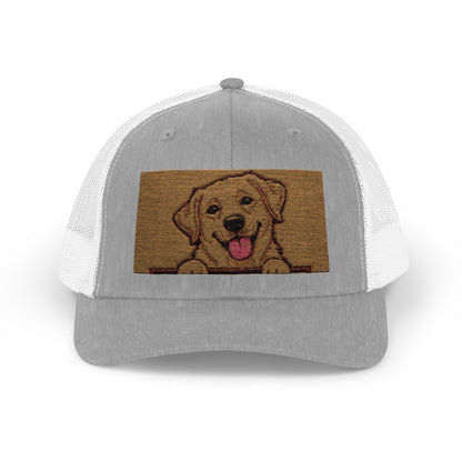 Golden Retriever Dog Meme Patch Snapback Trucker Cap