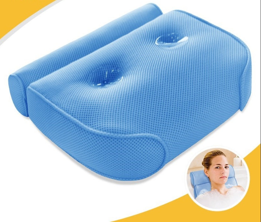 Bathtub pillow pillow cushion pillow pillow massage bathtub pillow with suction cup anti-skid bath cushion head