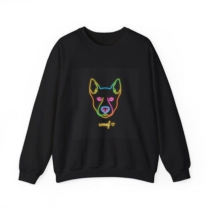 Funny Dog Meme Sweatshirt | Neon Doggo Graphic, Dog Mom Gift, Internet Dog Humor