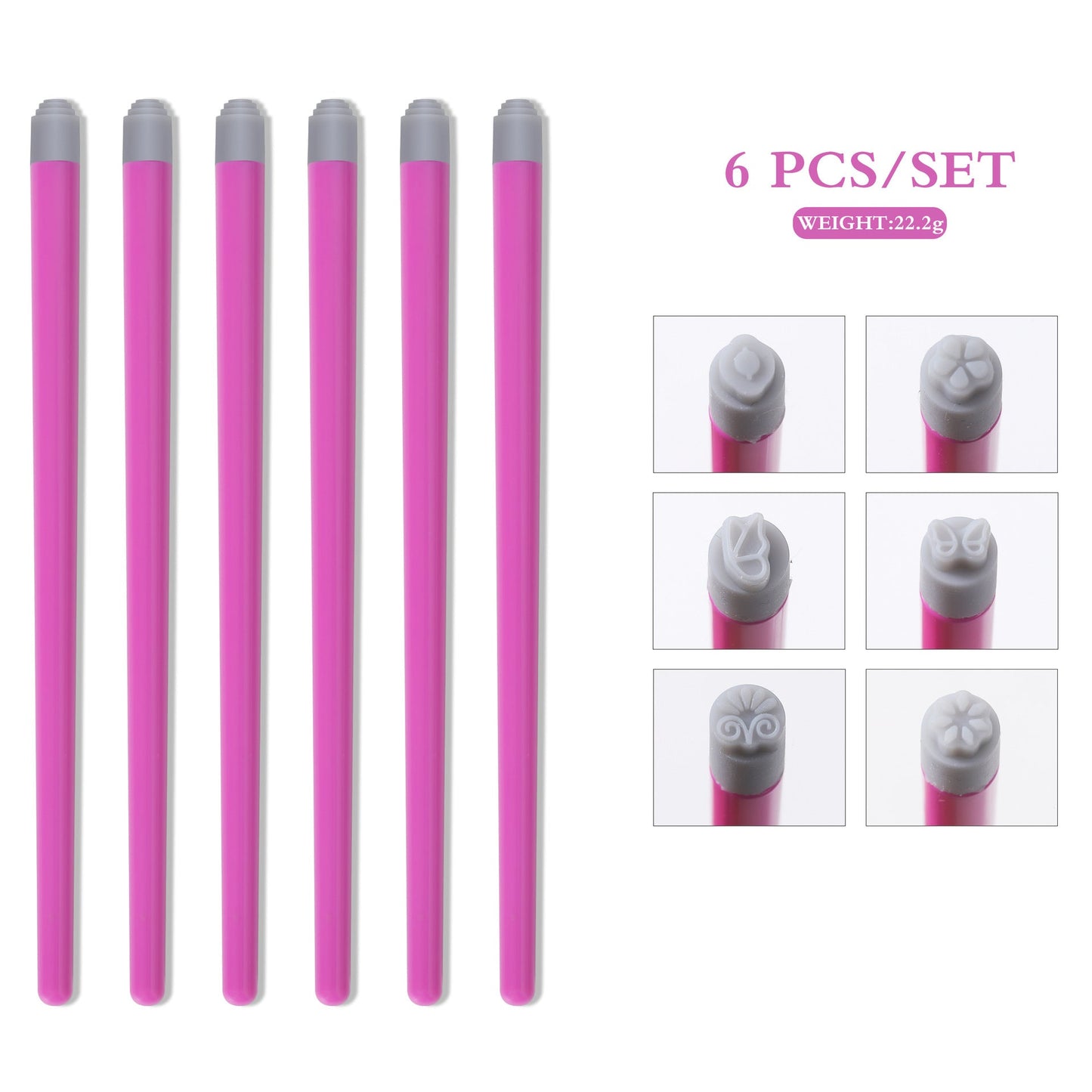 Nail Art Stamp Pen With Butterfly And Floral Designs DIY Nail Printing Pen Transfer Tool For Nail Art