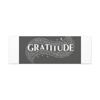 Gratitude Wall Art Matte Canvas | Tiny Treats, sweet uplifting print