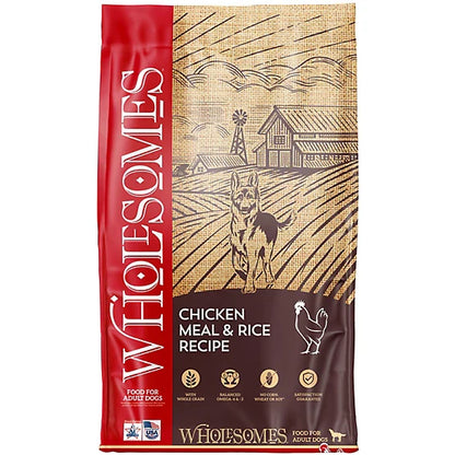 Wholsomes Dog Adult Chicken Meal & Rice (40lb)