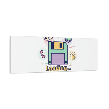 Loading Please Wait Canvas | Old Internet Aesthetic, 90s Web Nostalgia