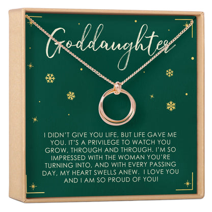 Christmas Gift for Goddaughter Necklace, Multiple Styles