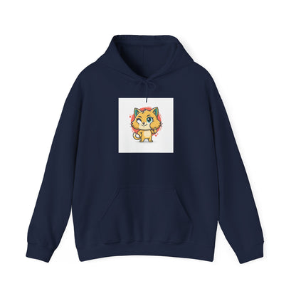 Cheeky Rodent Kitty Charm Hoodie | Rodent-Core, quirky animal design