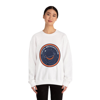 Orbital Mechanics Club Sweatshirt | mission patch, space science