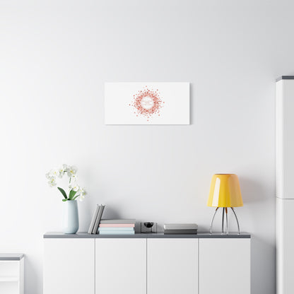 Tiny Heart Confetti Canvas | Matte Stretched Wall Art