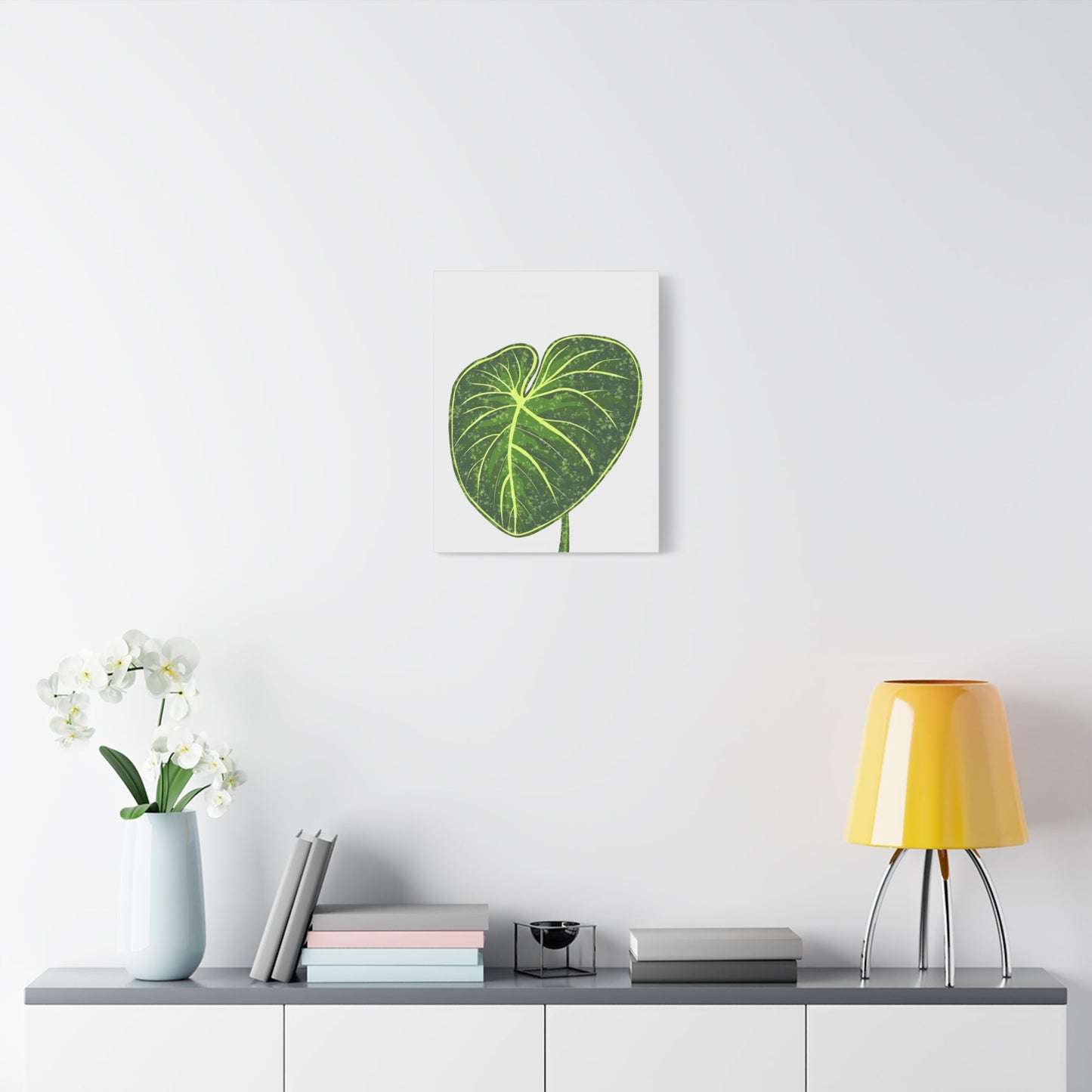 Philodendron Gloriosum Canvas Print – Botanical Wall Art