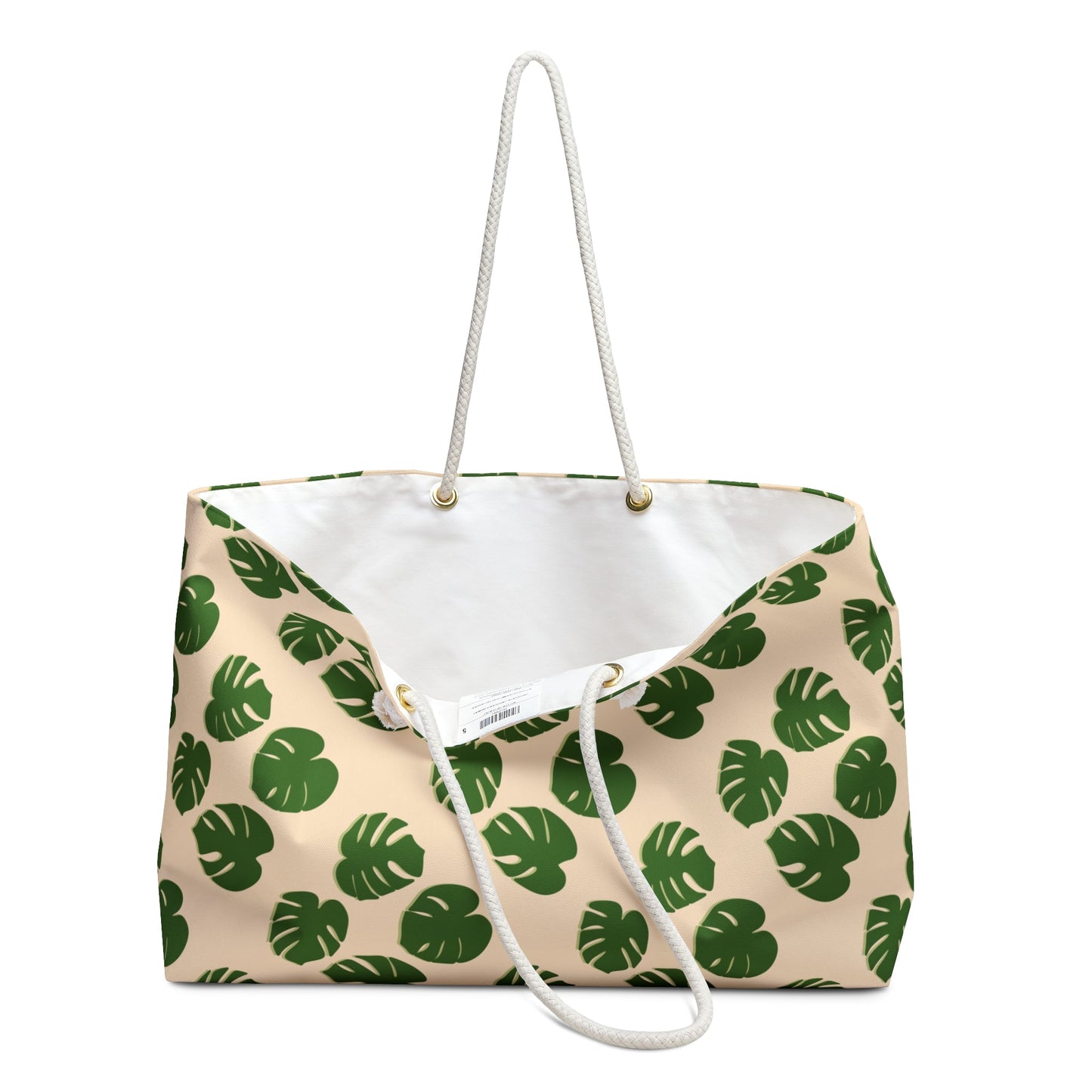 Monstera Pattern Weekender Bag