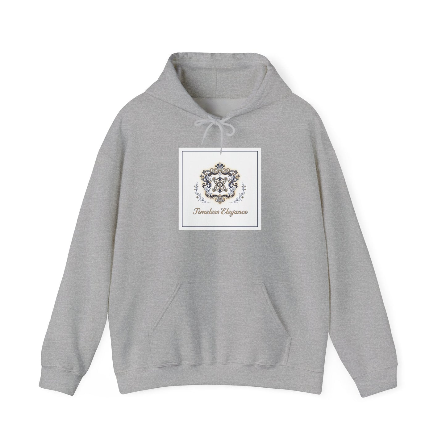 Ornate Brooch Emblem Hoodie | vintage emblem, baroque crest