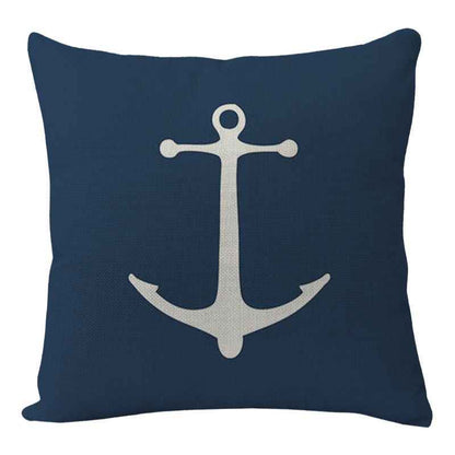 New Lighthouse Anchor Digital Printing Linen Pillowcase
