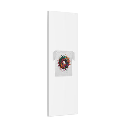 Painterly Abstract Floral Swirl Canvas | Matte Stretched Canvas