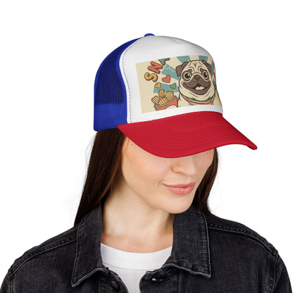 Funny Fat Dog Trucker Cap — Cute Chubby Dog Dad Hat