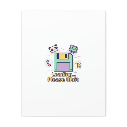 Loading Please Wait Canvas | Old Internet Aesthetic, 90s Web Nostalgia