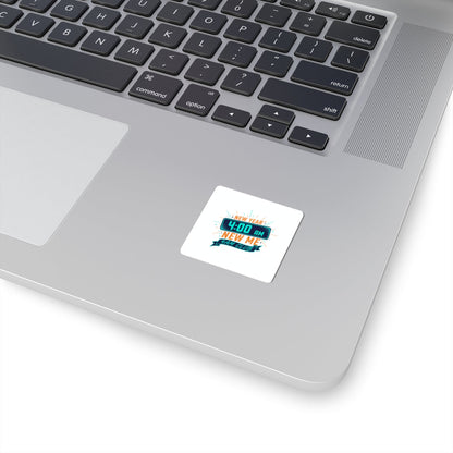 4:00 AM New Year New Me Sticker | Holiday Party, Festive Humor