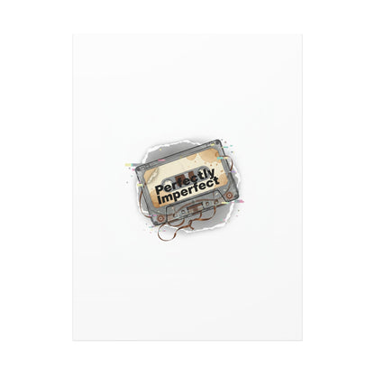 Perfectly Imperfect Cassette, Canvas Print | Analog Error, glitch art static