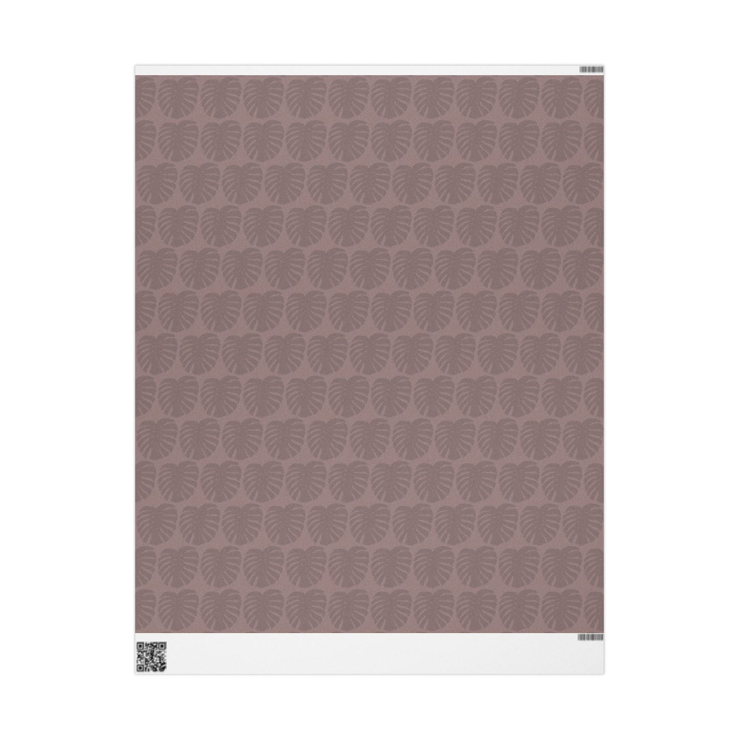 Monstera Leaf Mauve Wrapping Paper – Botanical Gift Wrap Roll