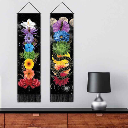 Decorative Hanging Paintings Printed Home Decor Wall Hangings Tassel Tapestries