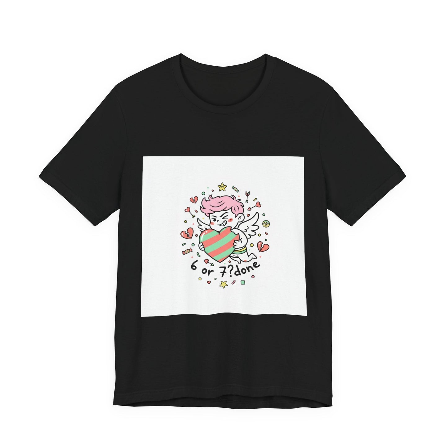 6 7 Weird Cupid Crewneck | Viral Valentine's Sweatshirt | Funny Quirky Love