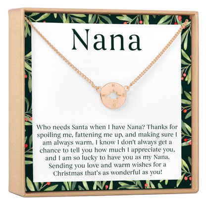 Christmas Gift For Nana Necklace, Multiple Styles