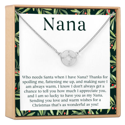 Christmas Gift For Nana Necklace, Multiple Styles