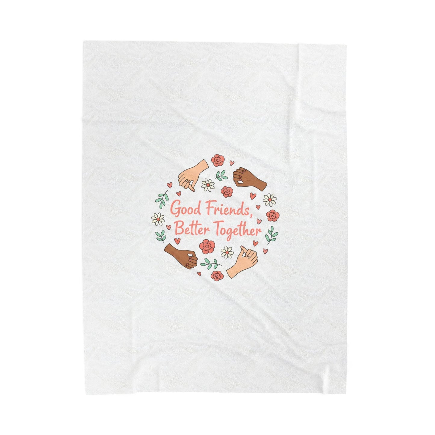 Good Friends Better Together Blanket | Friendship Valentine, Platonic Love
