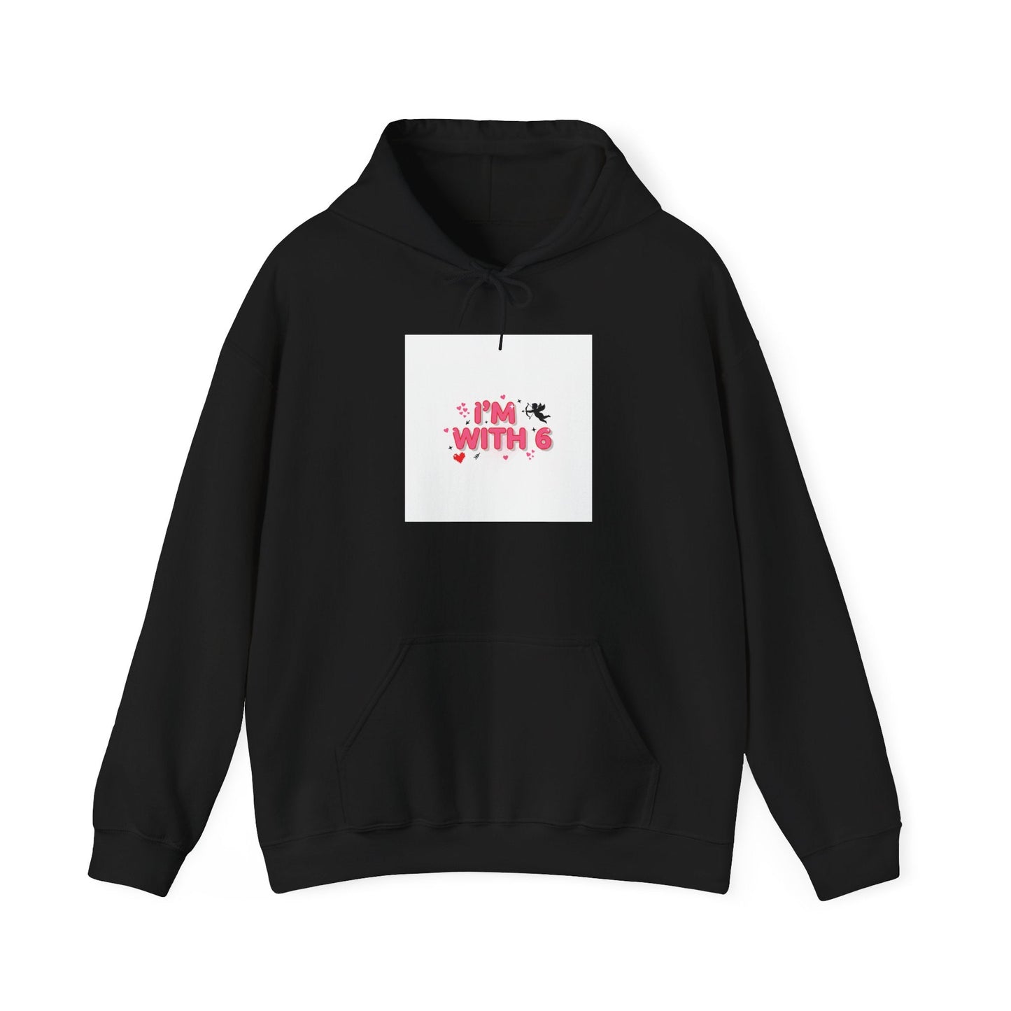 Valentine's 'I with 6 for 7' Meme Hoodie — Viral Helots Valentine's Sweatshirt