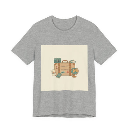 Vintage Travel Postcard tee | passport stamp, wanderlust design