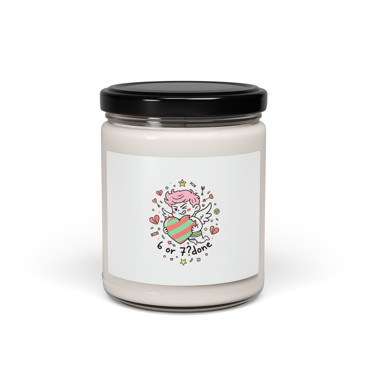 6 7 Weird Cupid Candle | Viral Valentine's Soy Candle | Funny Quirky Love