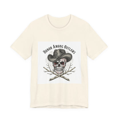 Western Skull Art Tee | cowboy horror shirt, gothic Americana